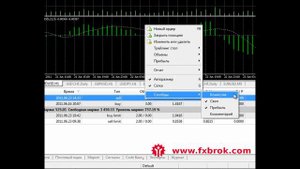 Форекс. МТ5. Панель "Инструменты"