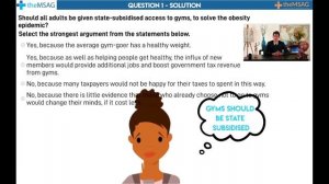 UCAT Decision Making - Lesson #8 - Select the Strongest Argument [UCAT 2021]