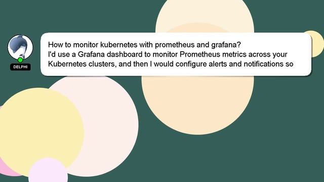 How to monitor kubernetes with prometheus and grafana?