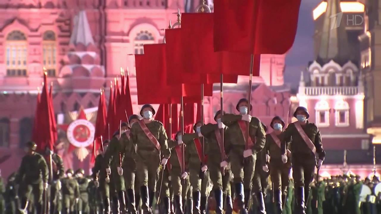 В Москве прошла первая сводная репетиция парада в честь 75-летия Победы