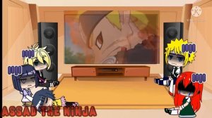 Naruto family and his parents react to evil naruto | gacha club | my au