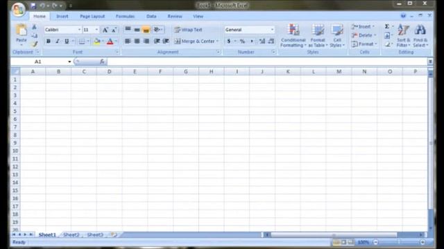 How to do Basic Math Functions on Microsoft Office Excel 2007 смотреть онлайн