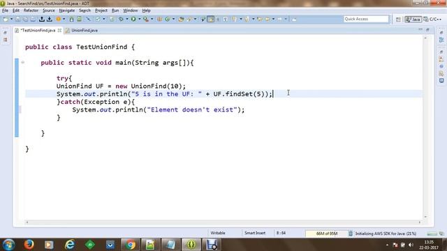 Java: Union Find Data Structures смотреть онлайн