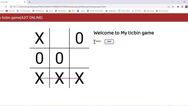 JavaScript Game Project and Project Report with Source Code for IT students | A2IT Online