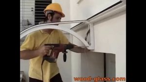 Монтаж козырька из поликарбоната