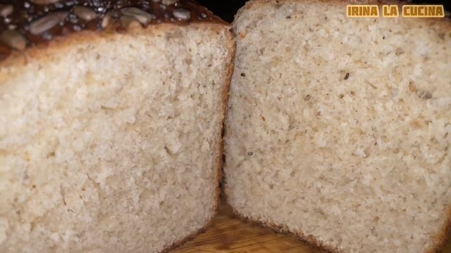 Цельнозерновой хлеб с отрубями на пшеничной закваске??Whole wheat bran bread with wheat sourdough смотреть онлайн