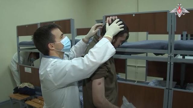 Медицинский осмотр военнослужащих, освобожденных из плена