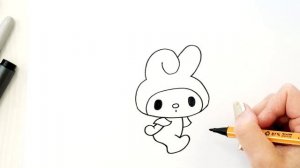 HOW TO DRAW MY MELODY SANRIO