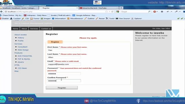 02# Projects Lập trình backend, frontend với PHP and MySQL | study with me
