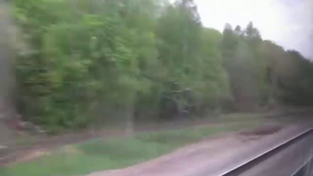Из окна поезда перегон Прибытково-Дрязги. Поезд №25 Москва-Воронеж. The train Moscow-Voronezh.