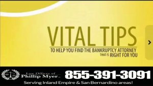 Inland Empire Bankruptcy Lawyers - Law Offices of Phillip Myer in Upland CA