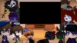 Aftons react to FNAF Drawkill (counter Jumpscares) [includes a question]