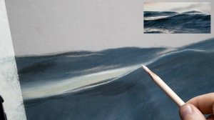 SEASCAPE Drawing Process! Soft Pastels