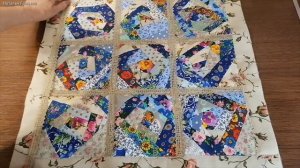 Подушка в стиле пэчворк.