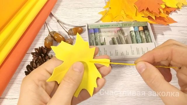 ШИКАРНЫЙ ОСЕННИЙ ОБОДОК из фоамирана. ЛИСТЬЯ, ШИШКИ, ЖЕЛУДИ!