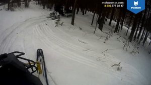 Мотобуксировщик POMOR X2 и Снегоход POMOR