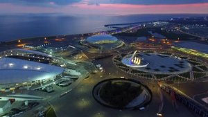 Олимпийский парк в Сочи с дрона