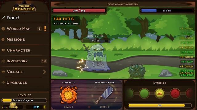 Tap the Monster - Medieval RPG Clicker - Android Gameplay - Part2 смотреть онлайн