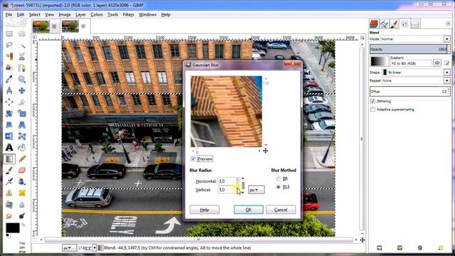 How To Make a Tilt-Shift Effect in GIMP
