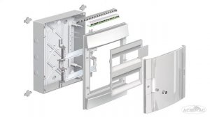 ABB Mistral65-48M - Бокс настенный на 48 модулей 320х735х155  - (1SLM006501A1207)