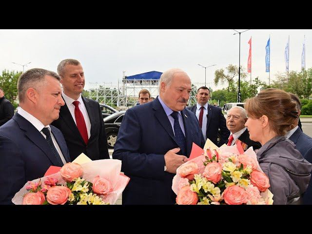 Как Лукашенко жители Иркутска встречали!!!