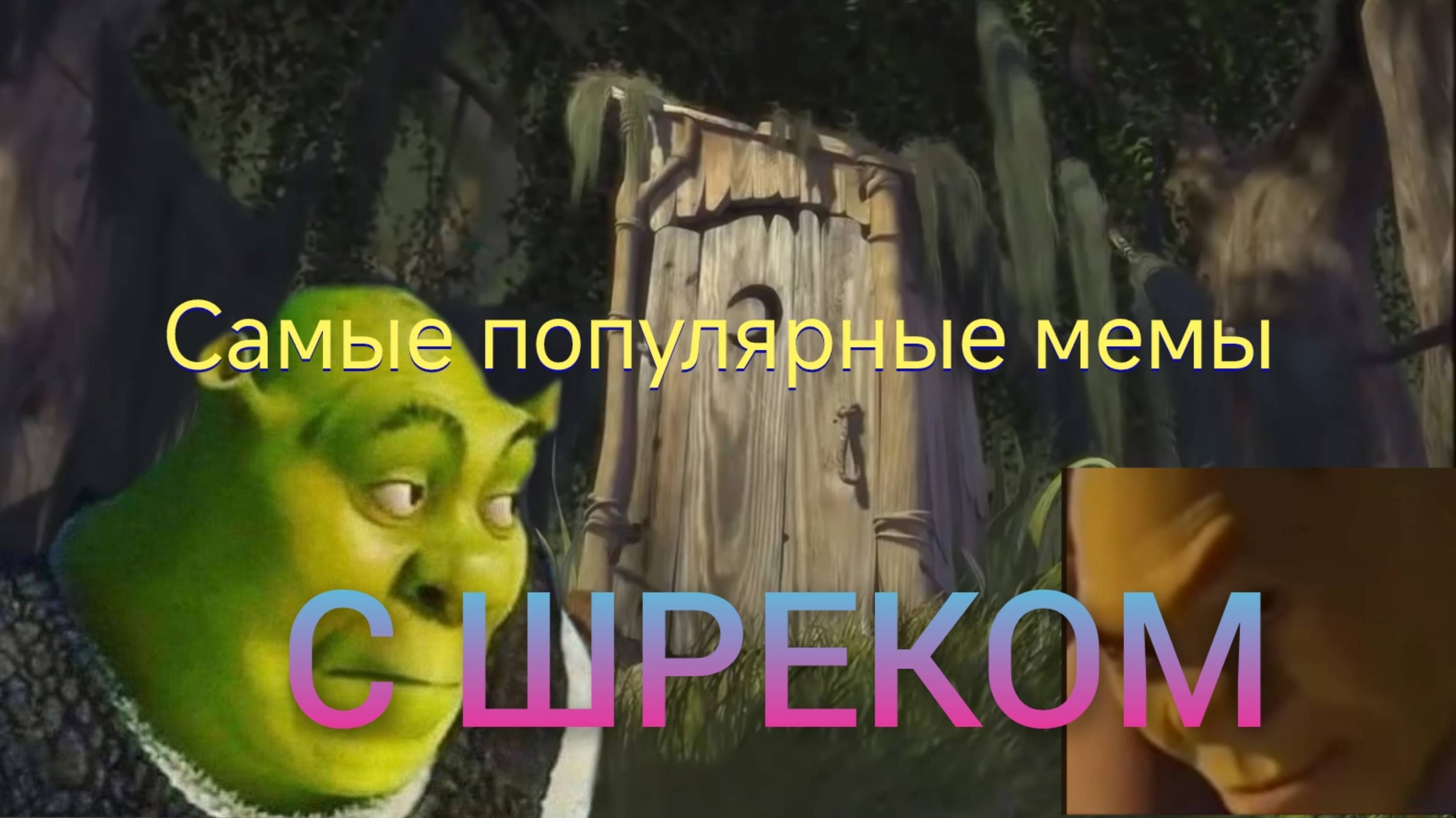 Самые популярные мемы с ШРЕКОМ смотреть онлайн