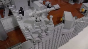 Крейсер АВРОРА из ЛЕГО LEGO Промежуточное видео с процесса постройки [музей GameBrick]