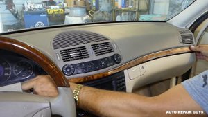 DASH TRIM REMOVAL ON MERCEDES W211