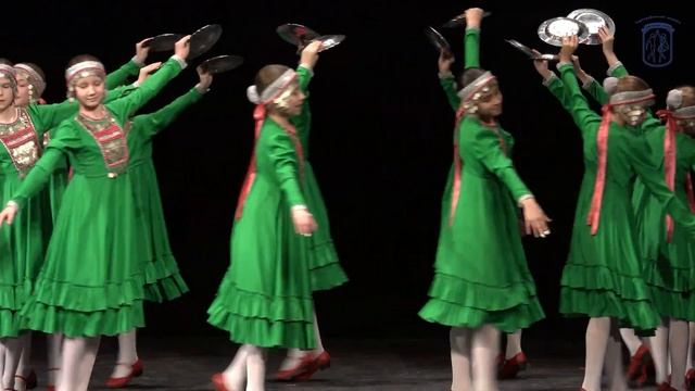 Башкирский танец, Ансамбль "Школьные годы". Bashkir dance, Ensemble "School years". 4К