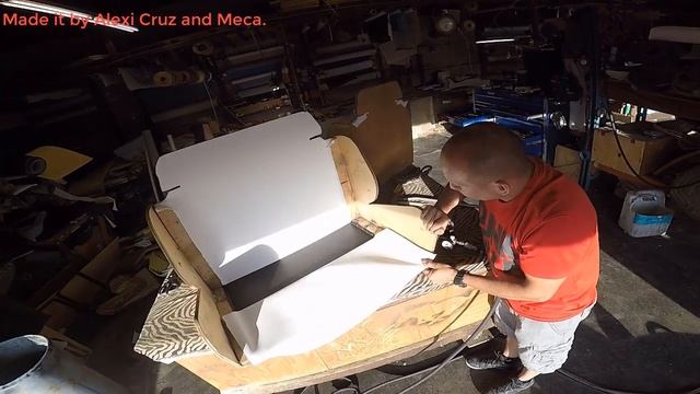 Making Custom boat seat from scratch - cutting boat seat wood. смотреть онлайн