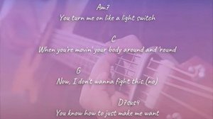 LIGHT SWITCH (Lower Key Ver.) - Charlie Puth | Acoustic Karaoke | Chords