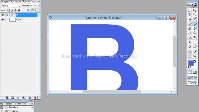 Best Logo Ever in adobe photoshop 7.0 | Adobe Photoshop 7.0 Se B letter Logo banane ka tarika смотреть онлайн