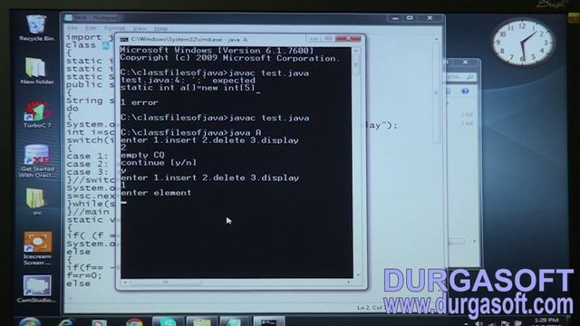 data structures- Circular Queue - insert, delete, display operations Part-8 смотреть онлайн