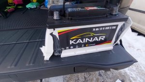 Обзор кайнар KAINAR аккумулятор при минус 6 !!!!!!!