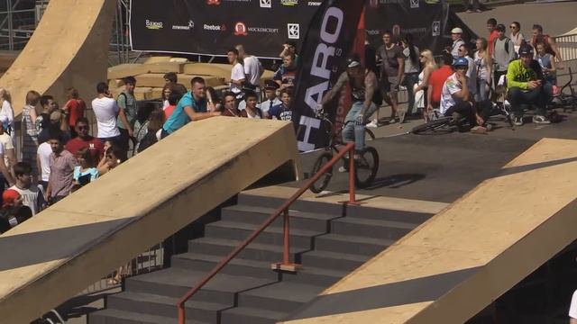 20150725 Павел 'Моисей' Терентьев, Moscow BMX Games - квалификация бмх парк 1п. смотреть онлайн