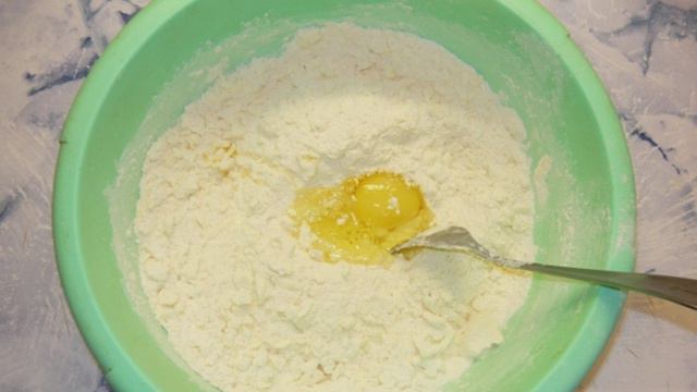 Черничный пирог со сливками