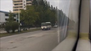 Bus Ride in Wonsan City, North Korea