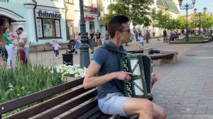 Одинокая ветка сирени!!! На баяне