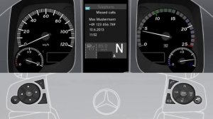 Mercedes Actros рулевое колесо круче джойстика PlayStation