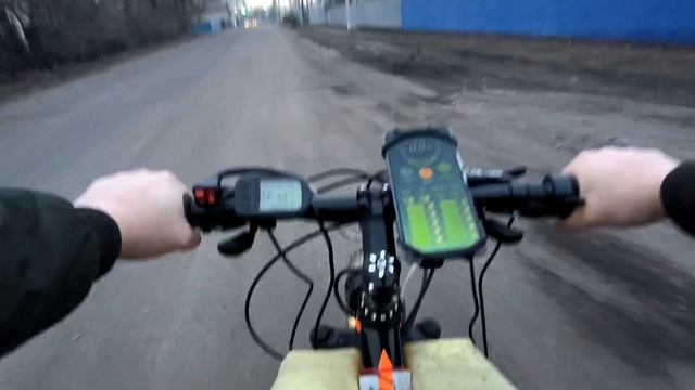 Вечерняя покатушка на электро фет байке с редукторным мотором