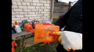 Husqvarna 120mark2 vs STIHL MS180.Подготовка к работе для новичков.