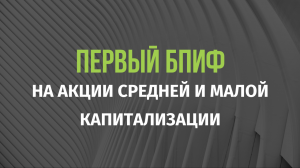 Первый российский БПИФ на индекс средних и малых компаний. SBSC