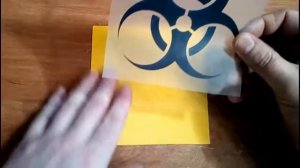 Наклейки 2 цвета на режущем плоттере