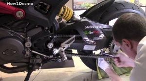 Прокачка заднего тормоза Ducati Monster 796, 1100; часть 1