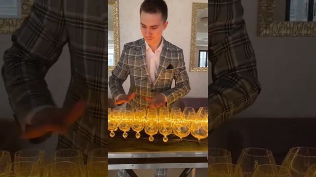 И. С. Бах. Шутка. Поющие бокалы. Хрустальная арфа. Johann Sebastian Bach Badinerie from Suite No.2