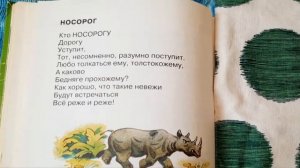 Борис Заходер. МОХНАТАЯ АЗБУКА. "Носорог"