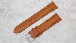 Ремешок HIRSCH Kent коньячного цвета от Ремешоп