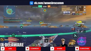 Обзор | Delaware - долгожданная ветка спешит в игру World of Warships Blitz | WOWsB