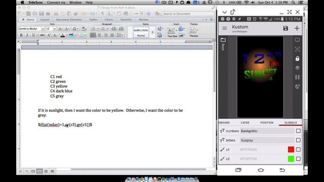 KLWP for Beginners Part 6: Dynamically Changing Colors смотреть онлайн