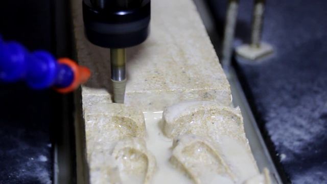 Фрезерование дагестанского песчиника на ЧПУ станке CNC-6090 производства Twitte